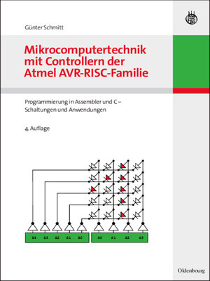 cover image of Mikrocomputertechnik mit Controllern der Atmel AVR-RISC-Familie